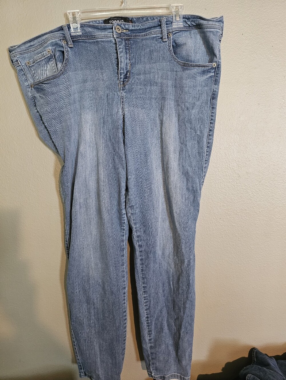 torrid Light Wash High-Rise Straight Jeans Size 26 Extra Tall